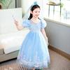 Foreign Trade Elsa Princess Dress Summer Frozen Birthday Elsa Elsa Women's Dress Elsa Elsa SB08