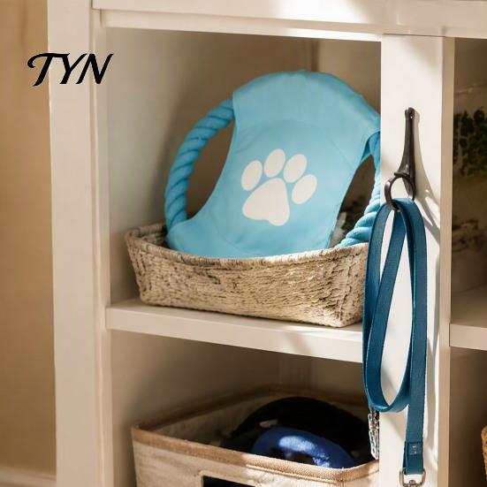Interactive Fetch And Play Gear Fabric Dog Flying Disc, Cotton Rope Tug of War Durable Pet Chew Toy for Small Medium Large Breeds, Outdoor Training