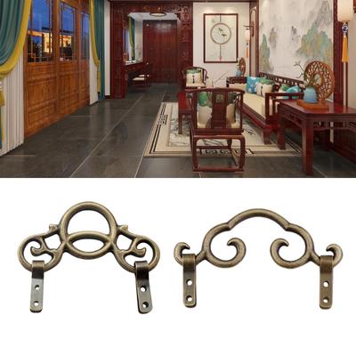 Gancho de Parede de Cobre Ornamentado Porta-Retrato Vintage Cabide Decorativo Organizadores Domésticos Práticos Design Amigável ao Usuário