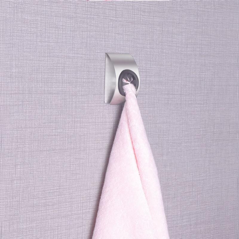 Wall Mount Stainless Steel Towel Hanger Hook Rust Resistant 1 Piece for Bathroom Kitchen Entryway Coat Umbrella Hanging