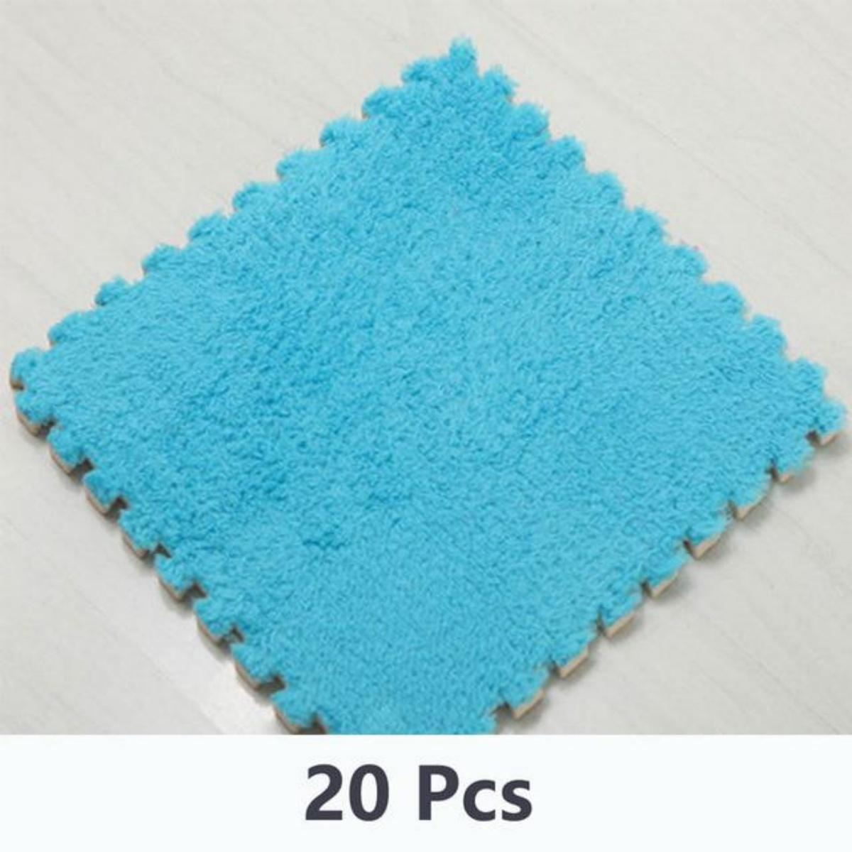 

Мягкие плюшевые детский игровой коврик-головоломка 30х30 см 10/20 шт Other