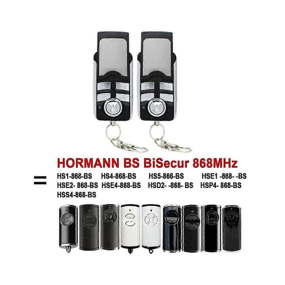 2Pcs Garage Door Remote Cotrol 868MHz HORMANN BS HSE2-868-BS