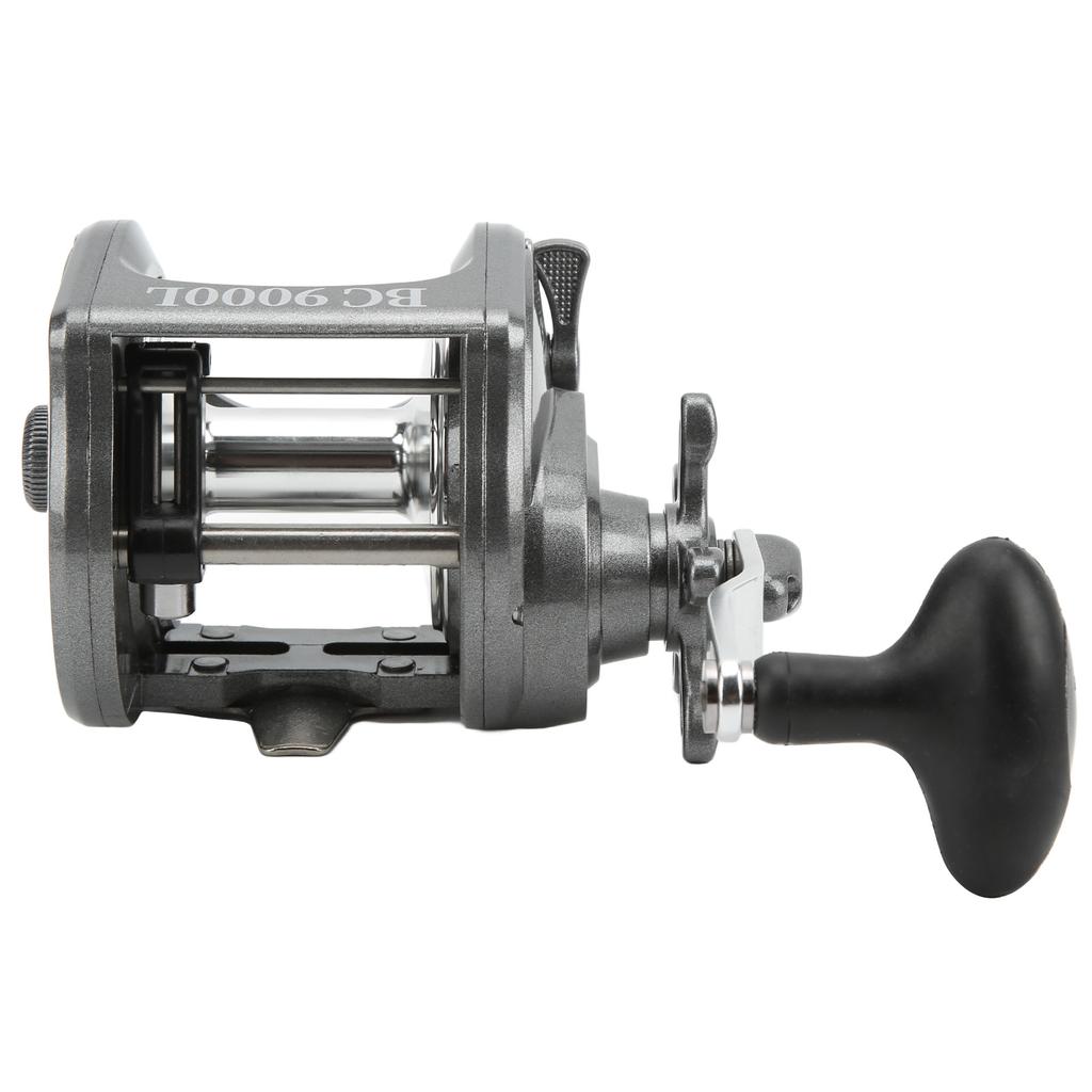 BC9000L Metall Trolling Drum Angelrollen 3.6:1-Gang-Baitcasting-Angelrolle für Linkshänder