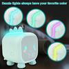 Kids Alarm Clock Temperature Display Digital Home Decoration Children's Sleep Trainier Bedside LED Clock Cute Dinosaur