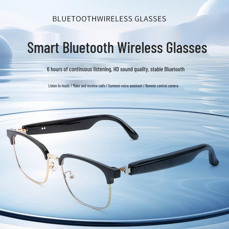 High-Quality AI Translation Smart Bluetooth Glasses with Music, Call Features, and Extended Battery Life