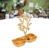 Nordic Gold Serving Tray Stainless Steel Candies Plate Jewelry Storage Rack  For Parties
