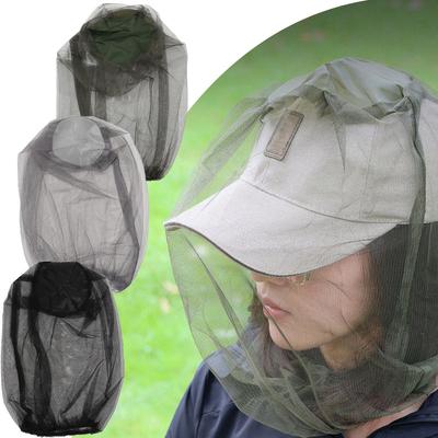 1PC Outdoor Fishing Sunscreen Insect Hat Mesh Breathable Sun Mask Men and Women Universal Camping Hiking Mosquito Net Head Cover