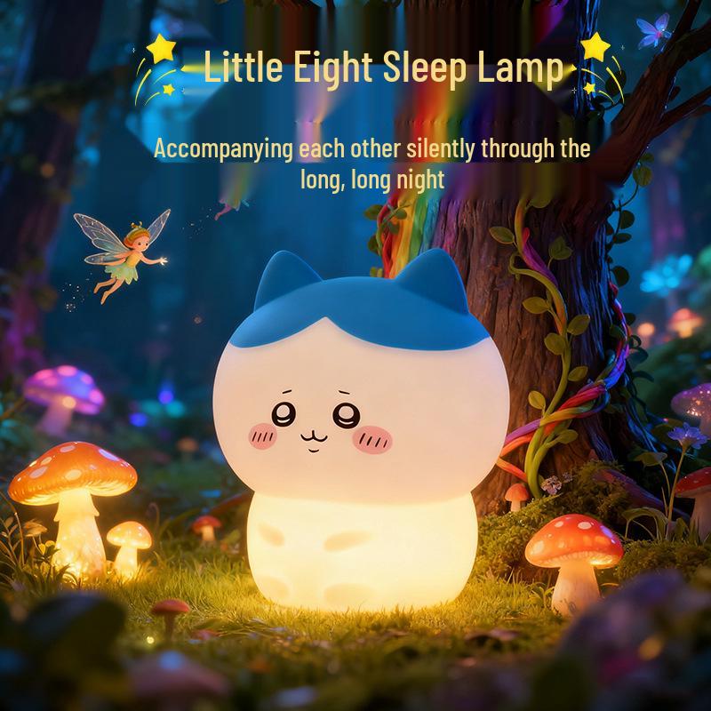 Wanhuo Rechargeable Puppy Silicone Night Light - Cute Bedside Lamp, Ideal Birthday Gift for Boys and Girls.