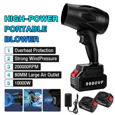200000RPM 10000W Garden Outdoor Dust Water Leaf Blower Portable Electric Blower High Power Violent Turbo Fan