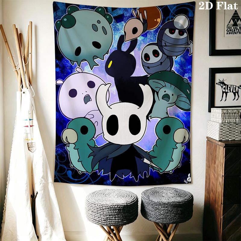 Hollow Knight Dark Fantasy Adventure Bedding 1 Duvet Cover 2 Pillowcase Without Core Christmas Birthday Gift Bedding Set
