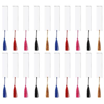 Clear Blank Acrylic Bookmarks for DIY Project Present Personalized Decor