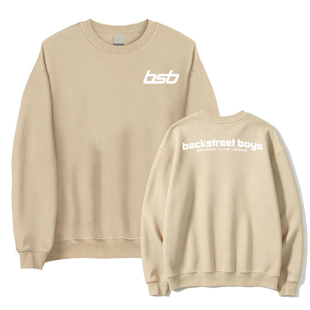 Backstreet Boys Rundhals-Sweatshirt INTO THE MILLENNIUM Design Pullover Langarm Unisex Streetwear Mode Grafikdruck Oberteil M