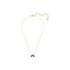 Swarovski Collar de Mariquita de Cristal Corazón Brillante para Mujer Dorado 5521787