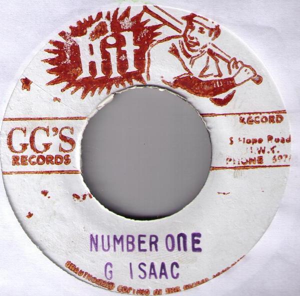 7inch Record GREGORY ISAACS - Number One NONE Hit Jamaica Reggae, Ska & Dub Used