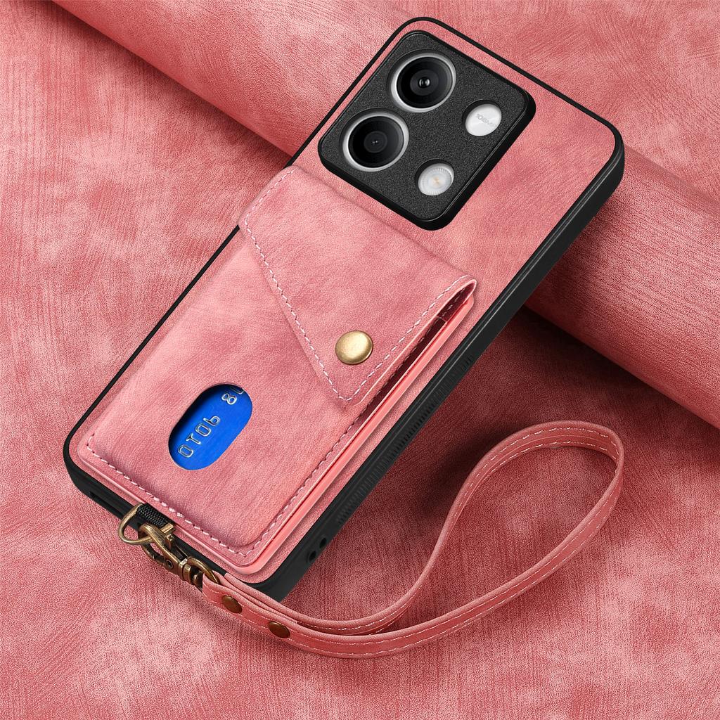 Vertical Cards Solt Wallet Leather Case For Xiaomi Redmi Note 13 Pro Plus 12 11S 12T(Pro) POCO X6 X5 F5 4G 5G Magnetic Cover
