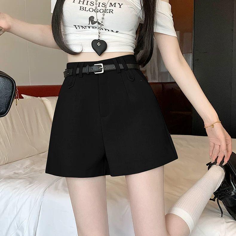 Korean Casual High Waisted A-Line Shorts for Petite Women - Spring/Summer 2026 XS 70-85 lbs