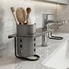 Water Drainage Bathroom Storage Rack Hollow Out Kitchen Sink Shelf Over Sink Shelf  for Kitchen
