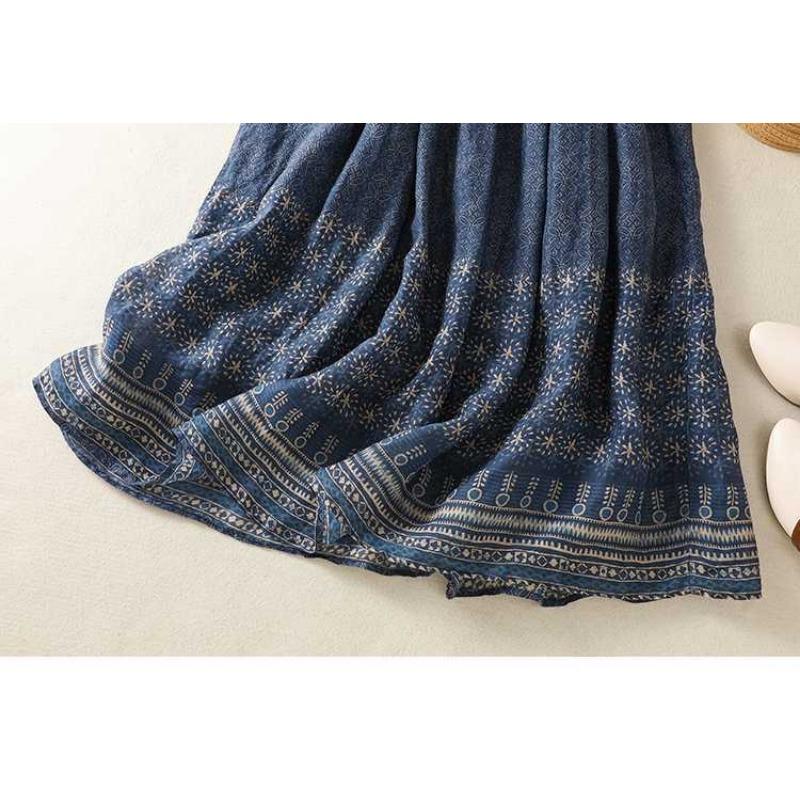 Women's Vintage Wash Long Dress