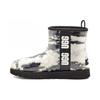 Classic Clear Mini Marble Logo Women's (Unisex) Snow Boots 1120778 BLK