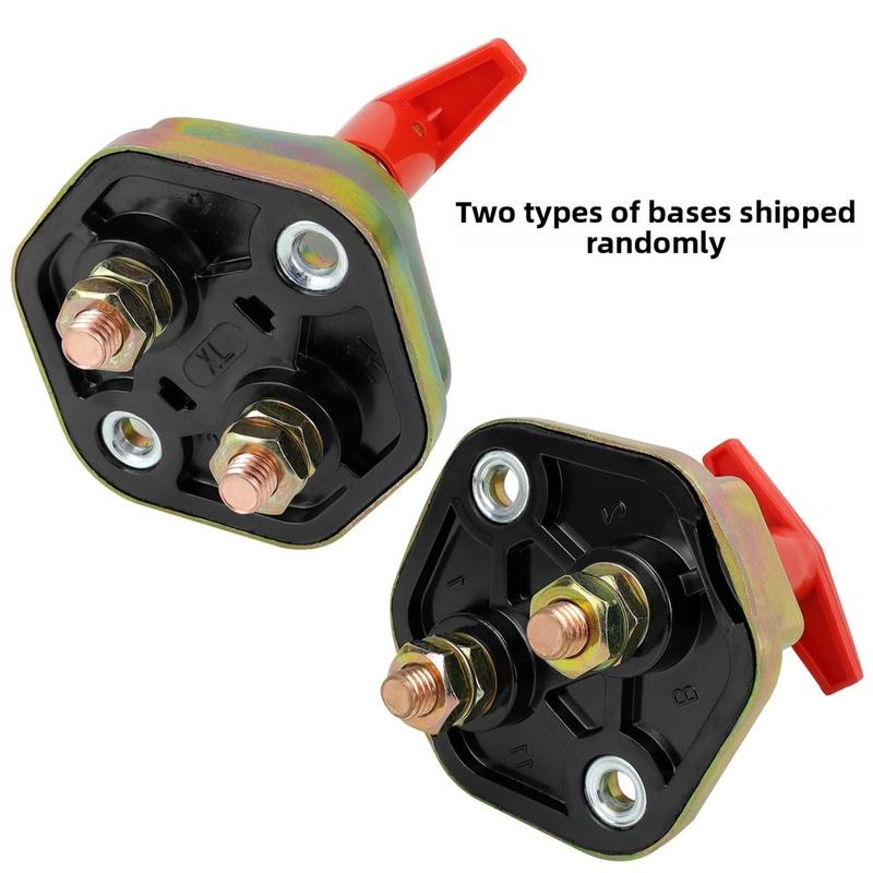 100A Battery Disconnect Switch With Mounting Bracket For Car RV Yacht Marine Cut Off Switch Automobiles Interior Parts Accessory