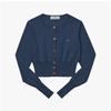 Vivienne Westwood Cashmere Crop Cardigan Bear Of Logo