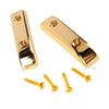 2 Pcs Bass Thumb Rest Plastic Anti Slip Light Weight Jazz Bass Guitar Thumb Finger Rest GM03 Gold