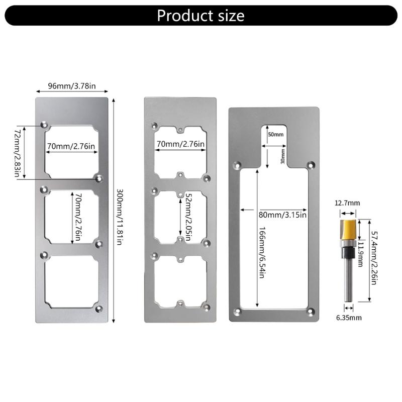 86 Type Wire Box Template Socket Bottom Box Open Holes On The Bottom Box Switches Socket for Electrician