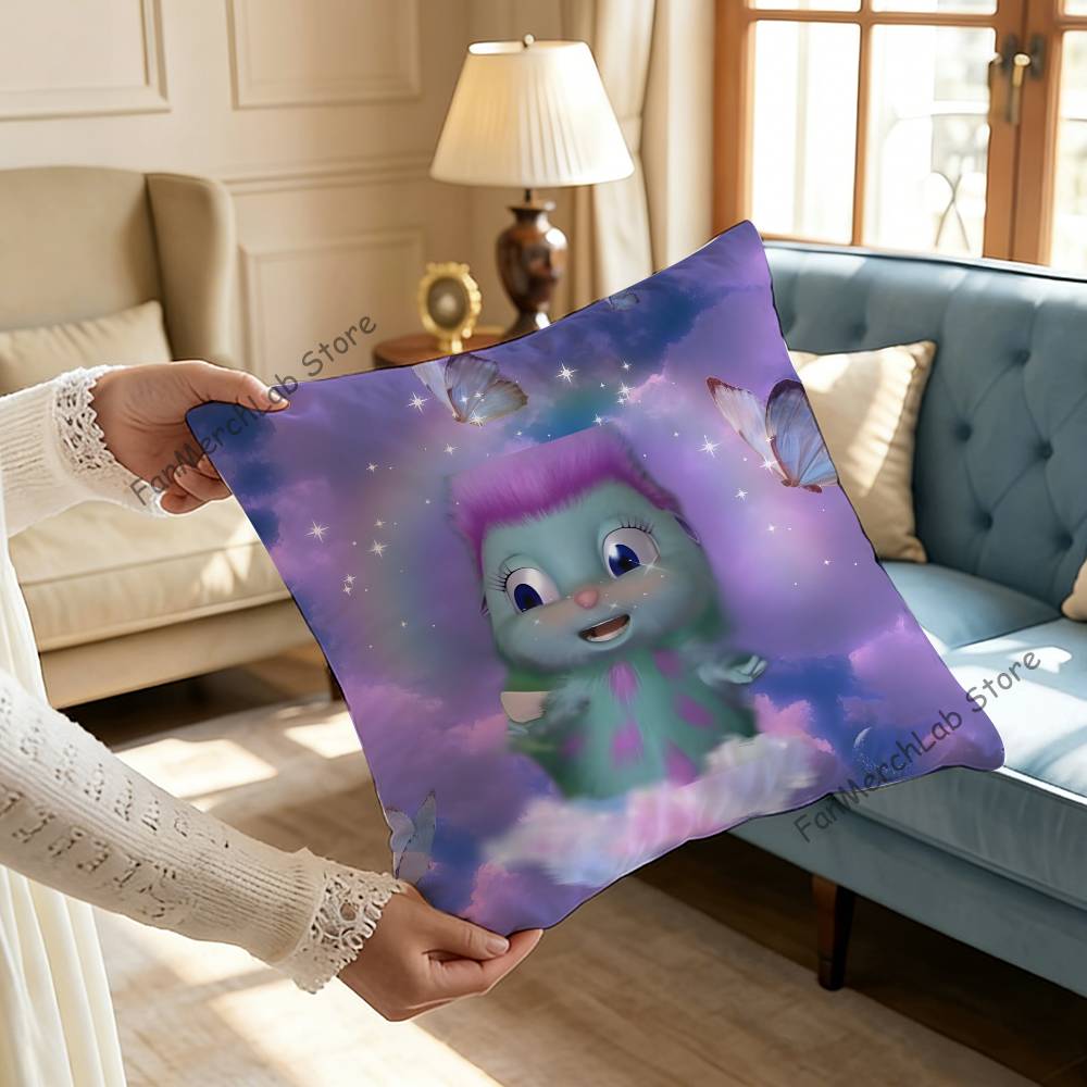 Funny BBibble Meme Pillow Case For Sofa Decor Car Office Room Printing Cushion Cover Decorations and Protector