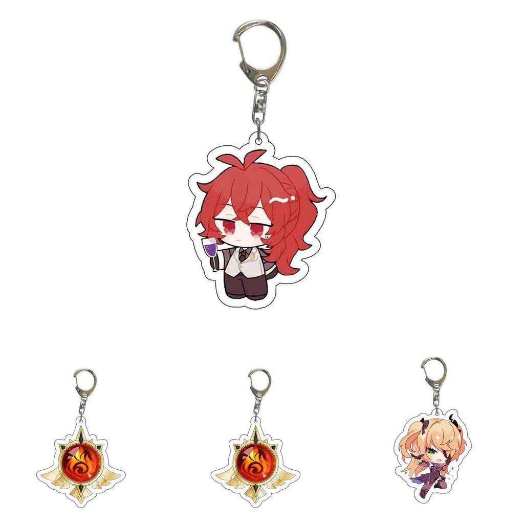 Vibrant Cartoon Keychain With Alloy Silicone Chain For Kids And Fans