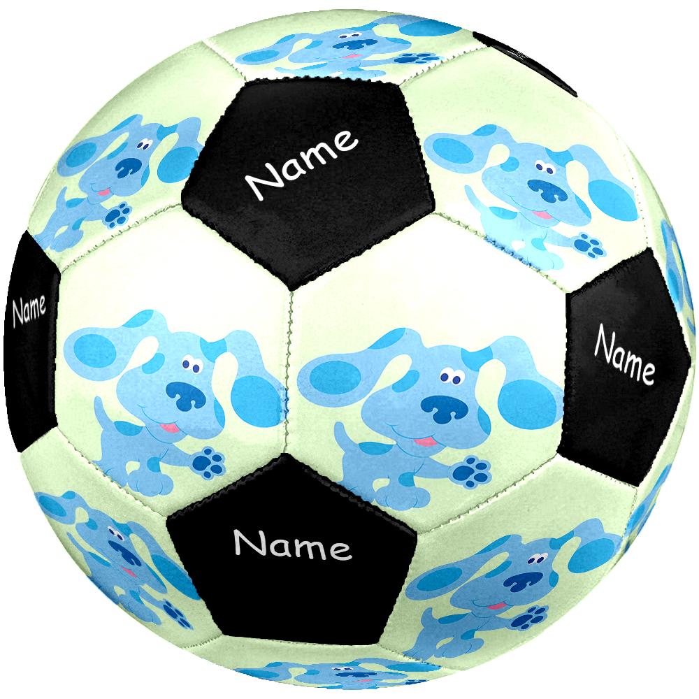Custom Name Blue's Clues Theme Size 5 Soccer Ball, Suitable for Both Indoor and Outdoor Matches, a Gift Suitable for Everyone.