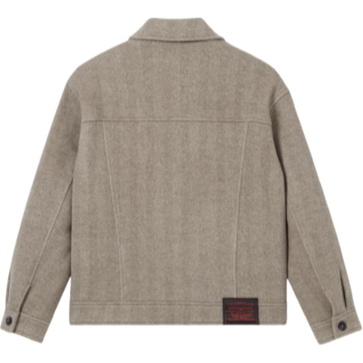 Levis SS25 New Year Limited Edition Double Pocket Button Closure Comfortable Jacket Men Jacket Light-Brown 0036D-0000