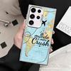 Travel Map Artistic Pattern Shockproof Phone Case for Samsung Galaxy S26 Edge S25 Ultra S24 FE S23 Plus S21 Cover Anti Fall Fund