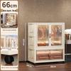 Foldable Children's Wardrobe: No-Assembly Storage Cabinet & Organizer Box for Baby's Room