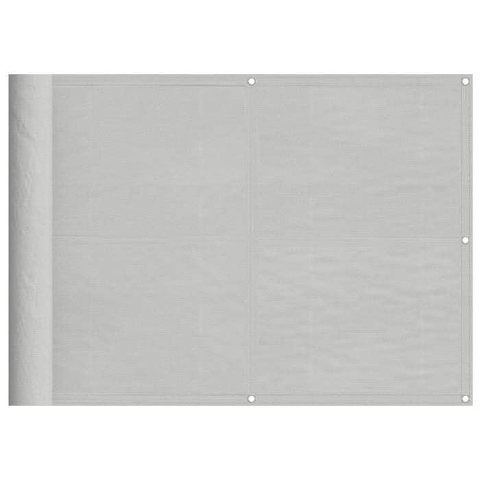 VidaXL Balcony Screen, Garden Privacy Screen, Protection Screen, Outdoor Terrace Privacy Screen, Light Grey 75x400 Cm 4000001