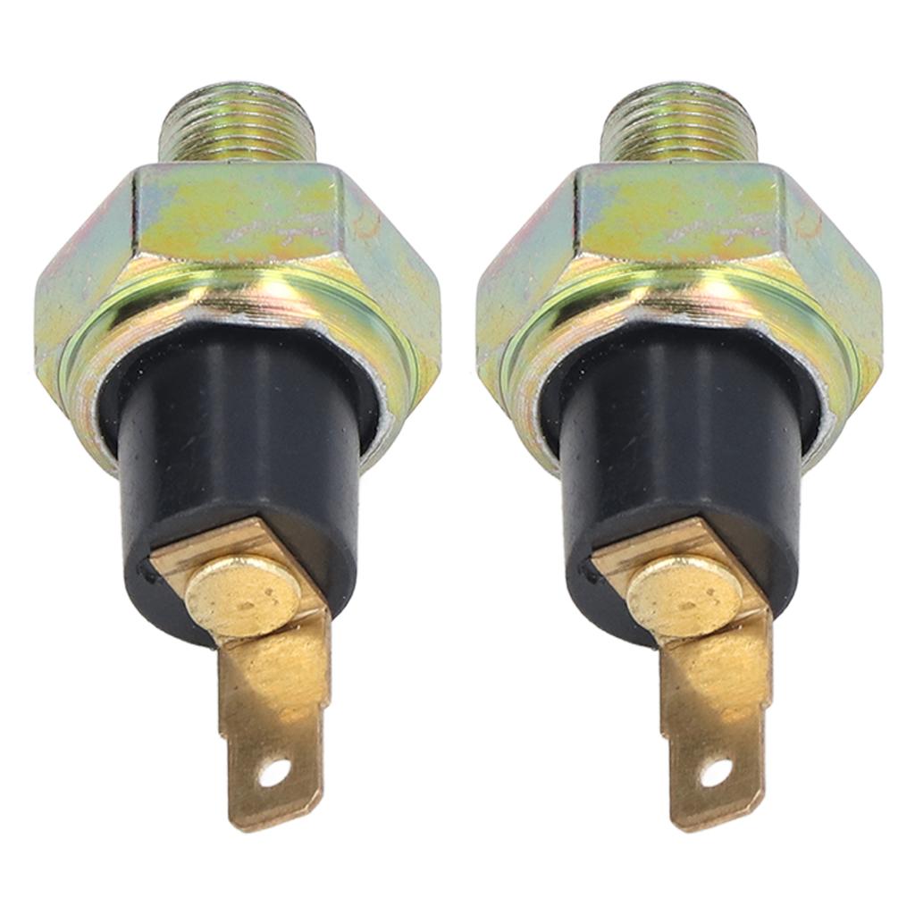 2Pcs Engine Oil Pressure Sensor Male Thread Oil Pressure Transducer for Air Cooled Diesel Engine