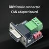 CAN Bus Adapters Board Integrated 120Ohm Resistors DB9 Female Port USB PCAN Communication Support
