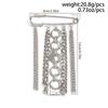 Heart Pearl Bow Brooch Detachable Tassel Fixed Clothes Pin Waist Buckle Button Clasps Trouser Leg Decorative Brooch