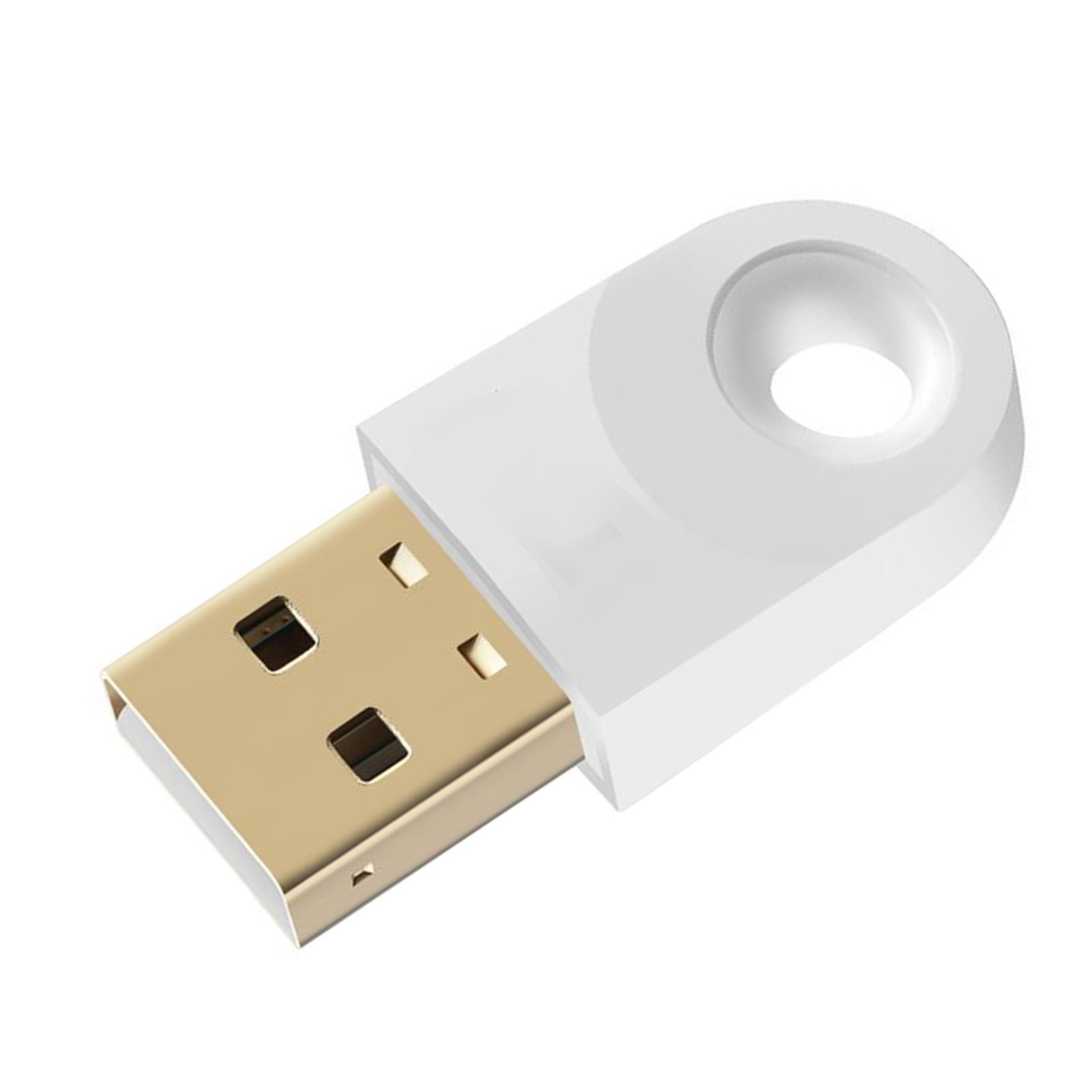

USB BT Адаптер Безвтратний Стабільний Висока Швидкість Міні Розмір 65.6 футів Ефективна Відстань USB Передавач для білий