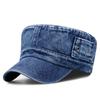 Hat Washed Do Old Denim Breathable Military Cap Outdoor Sunshade Flat Cap Leisure Duck Tongue Cap
