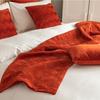 Geometric Patterned Reversible Bed Flags Simple and Stylish Versatile for Hotel Decor Bed End Scarf Bedding Home Textile Home Bedroom Decorat
