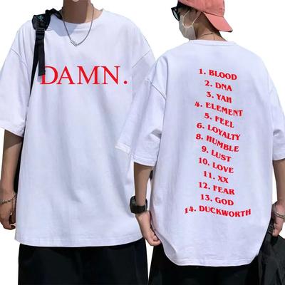 Rapper Damn Kendrick Lamar T-shirt Pglang Mr Morale & The Big Steppers Album Print T-shirts Unisex Women Hip Hop T Shirt Streetwear