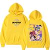 K-pop Demon Hunters Cartoon Graphic Hoodies Mens Women Casual Sweatshirts Vintage Long Sleeves Loose Fleece Hooded