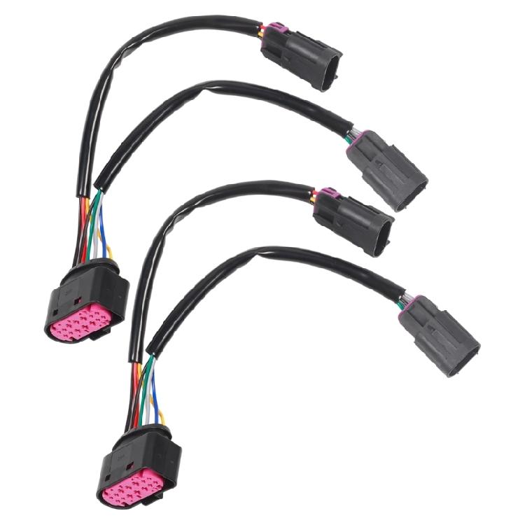 

2Pcs Headlight to Projector Headlight Wiring Quick Installation for Truck 2009-2018 Conversion Harnesses Replacement 1