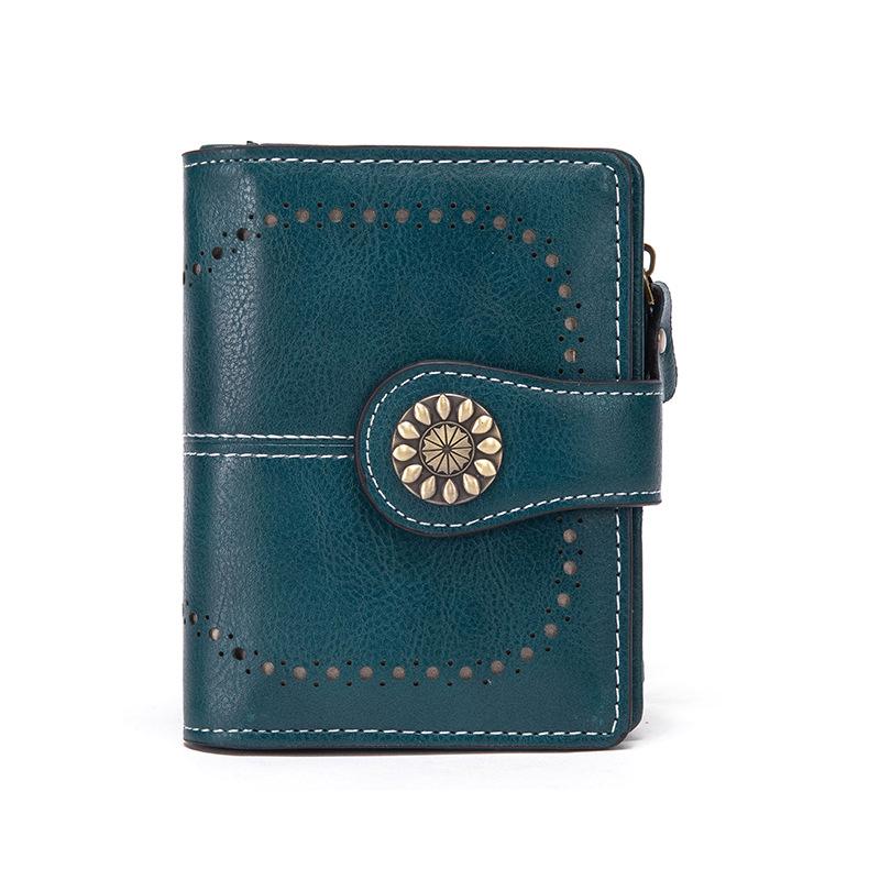 2022 Korean Style Women's Leather Mini Wallet and Coin Purse