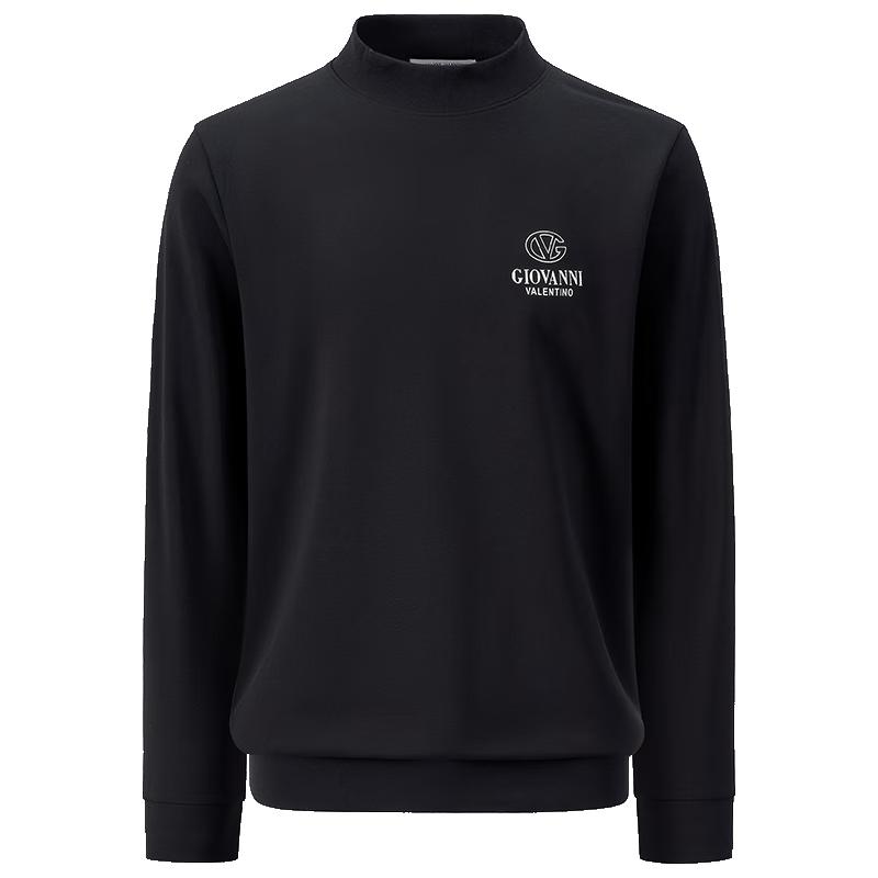 

GIOVANNI VALENTINO Men s Long Sleeve Semi-High Collar Casual Sweatshirt 2XL