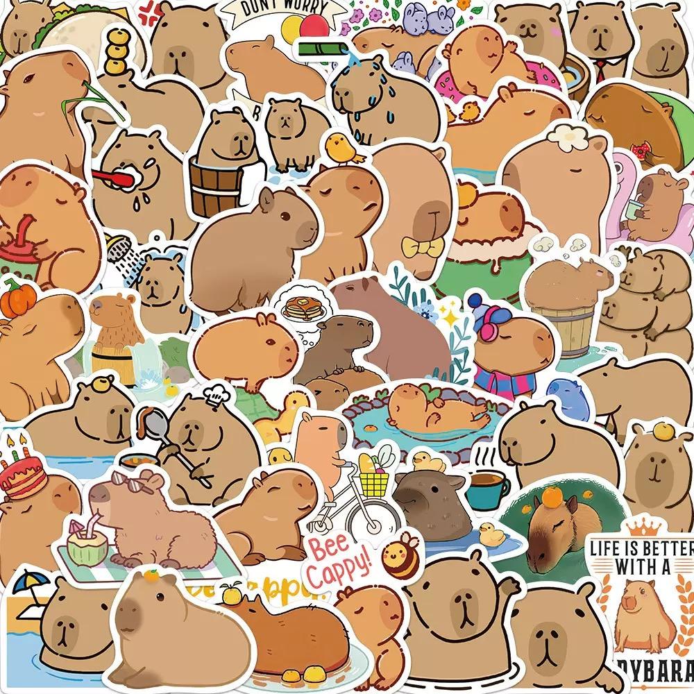 10/50/100pcs Mixed Adorable Humorous Zoo Wild Animals Stickers Aesthetic Designed For Children Toy DIY Skateboard Laptop Phone Car Decals Sticker