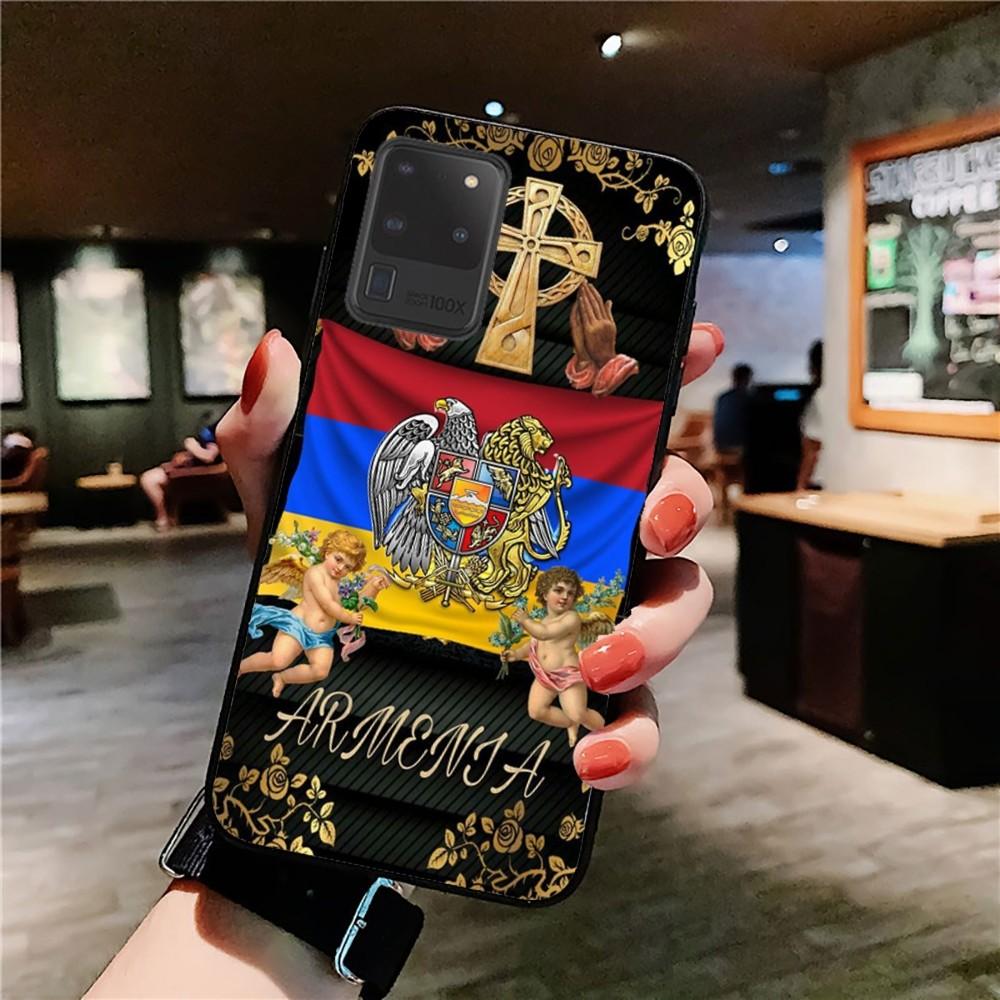 Armenia Armenians Flag Phone Case For Samsung S 9 10 20 21 22 23 30 23plus lite Ultra FE S10lite Fundas
