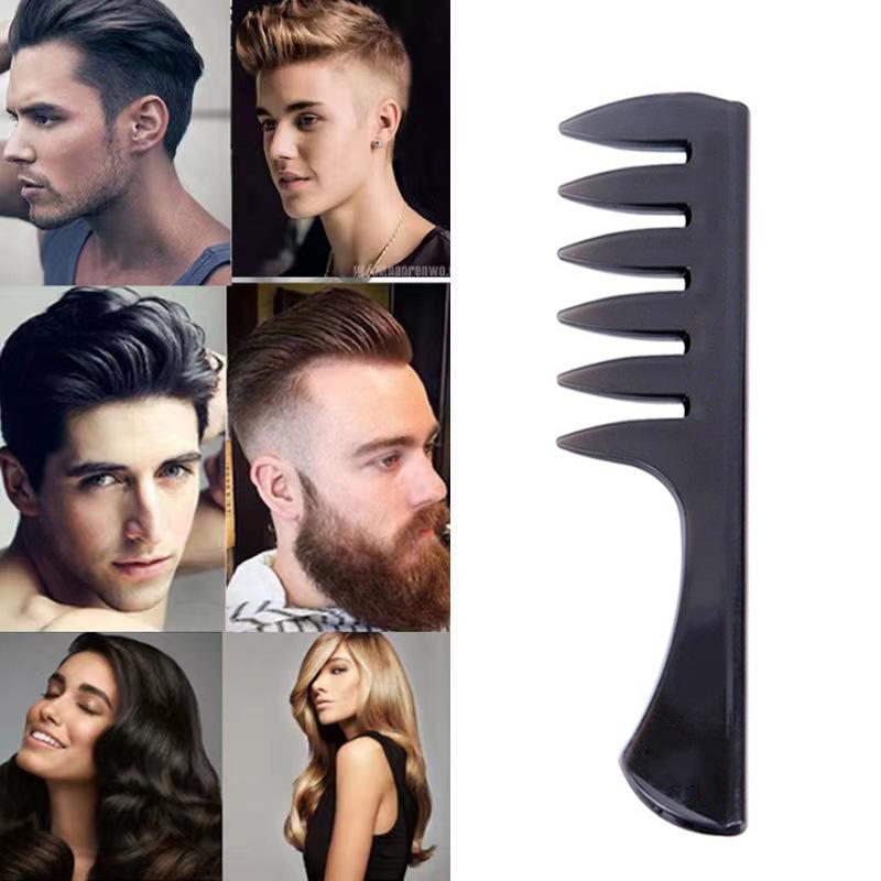 Styling Comb Set For Men Hair Styling - Wide Tooth Comb Hair Pick Texture Comb Slicked-Back Undercut Anti Static Comb