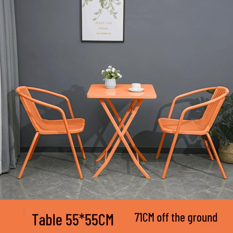 European Style Outdoor Cafe Milk Tea Table and Chair Set