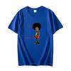 Summer Fashion T Shirt For Unisex Boondocks Rapper Huey Freeunisex Cotton Tshirt Harajuku Graphic T Shirts Streetwear Unisexs Clothing